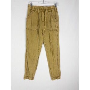 By Anthropologie Joggers Womens Tan XS‎ Utility Pull On Drawstring Cargo